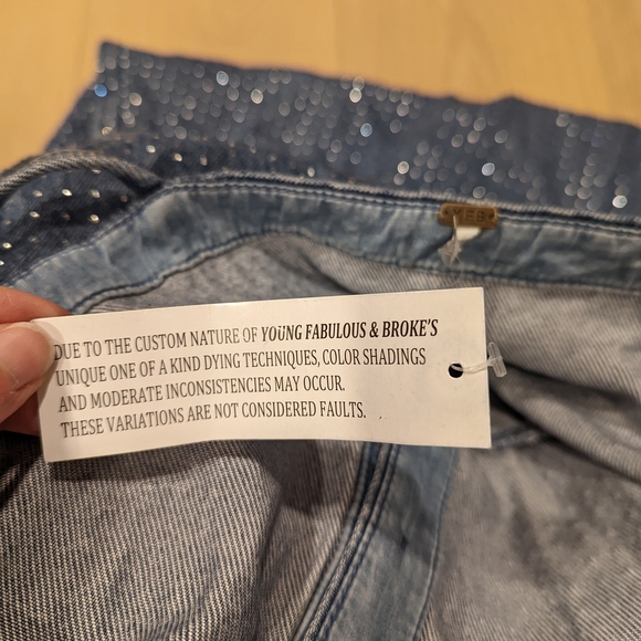 Chambray Dress with sparkles - Picture 6 of 10